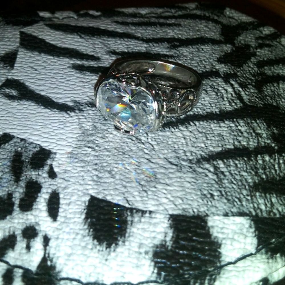 Sterling Silver Cubic Zirconia Ring